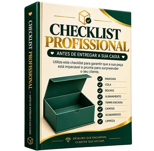 Capa do Checklist Profissional antes de entregar a sua caixa